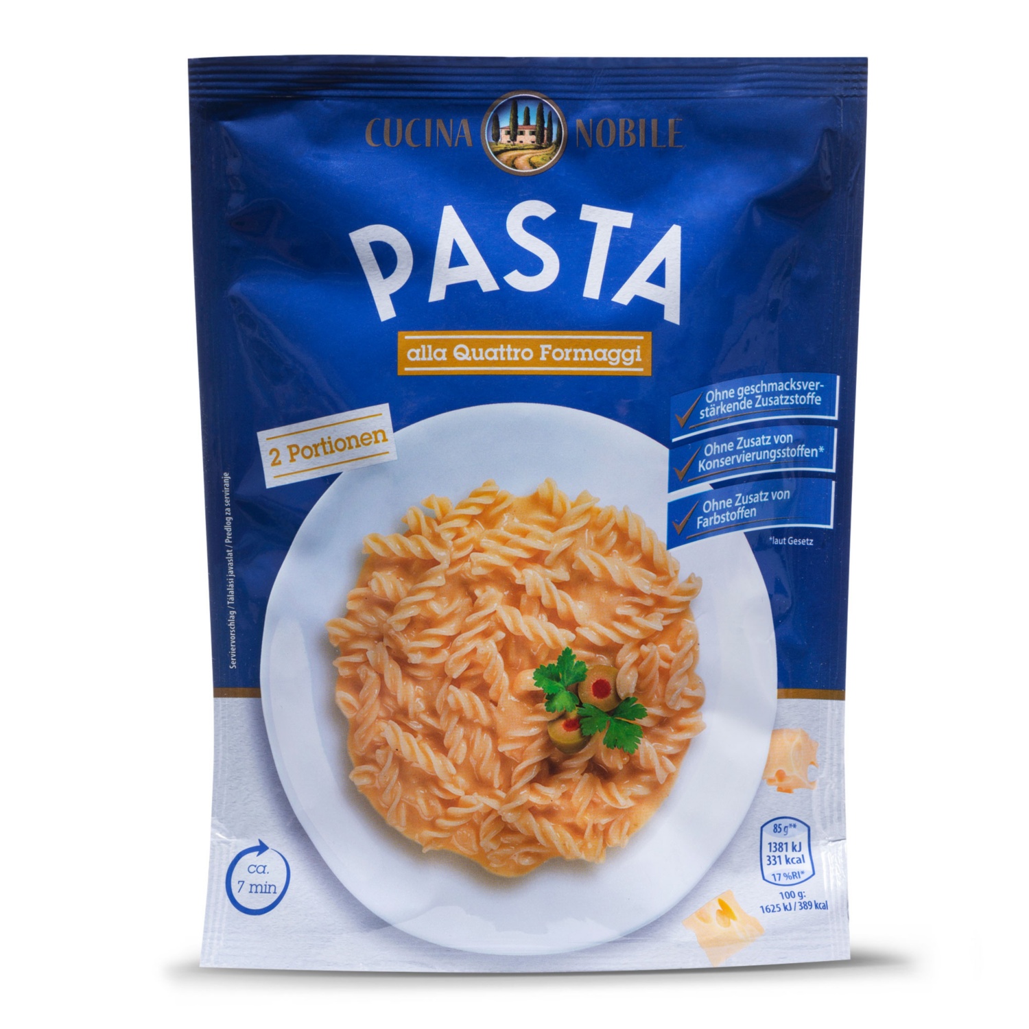 CUCINA NOBILE Nudelfertiggericht, Quattro Formaggi