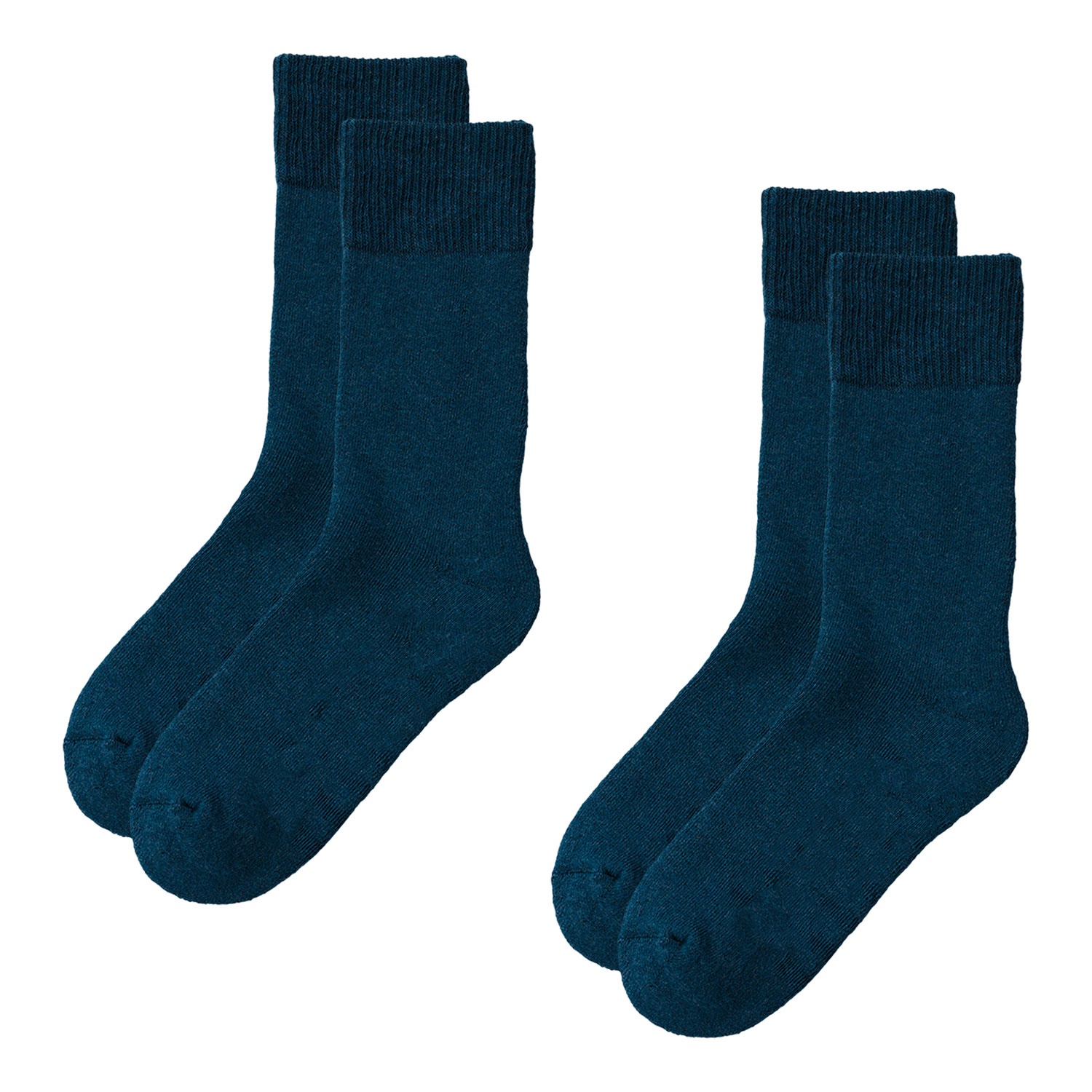 Damen und Herren Winter-Wellness-Socken, 2 Paar