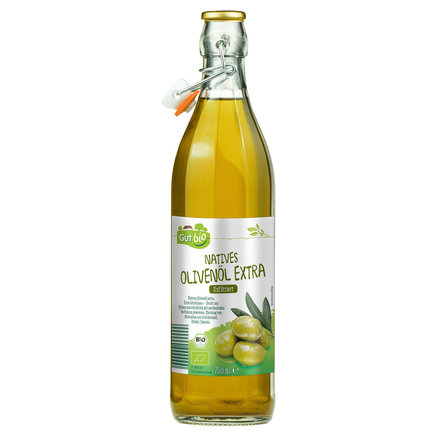 GUT BIO Bio-Olivenöl 750 ml