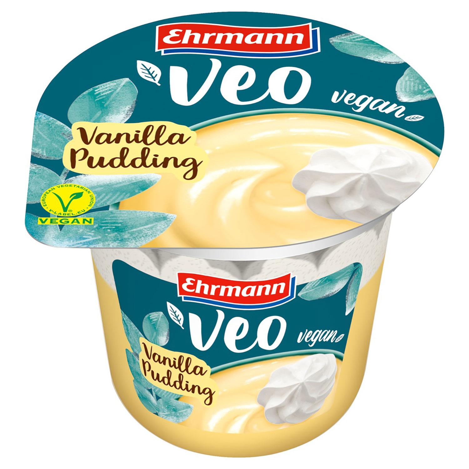 EHRMANN Veo Vegan Pudding mit Topping 175 g