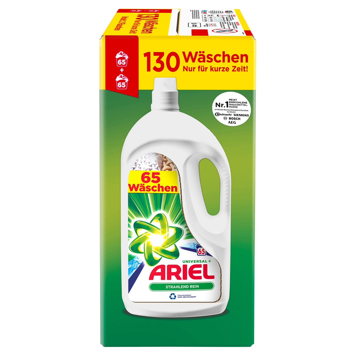 ARIEL Waschmittel Flüssig oder Pulver 130 WL ALDI SÜD