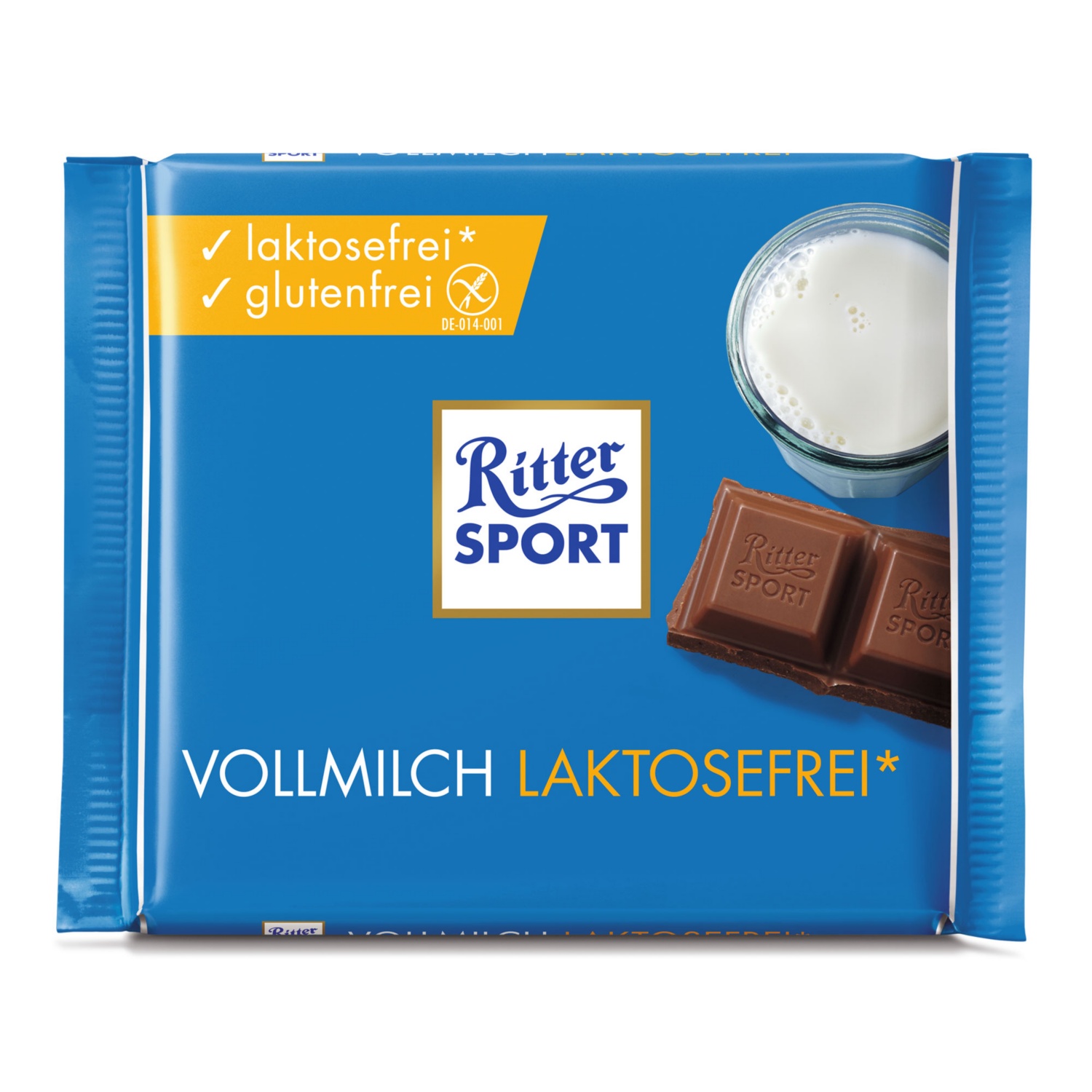 RITTER SPORT Voll-Nuss laktose- und glutenfrei
