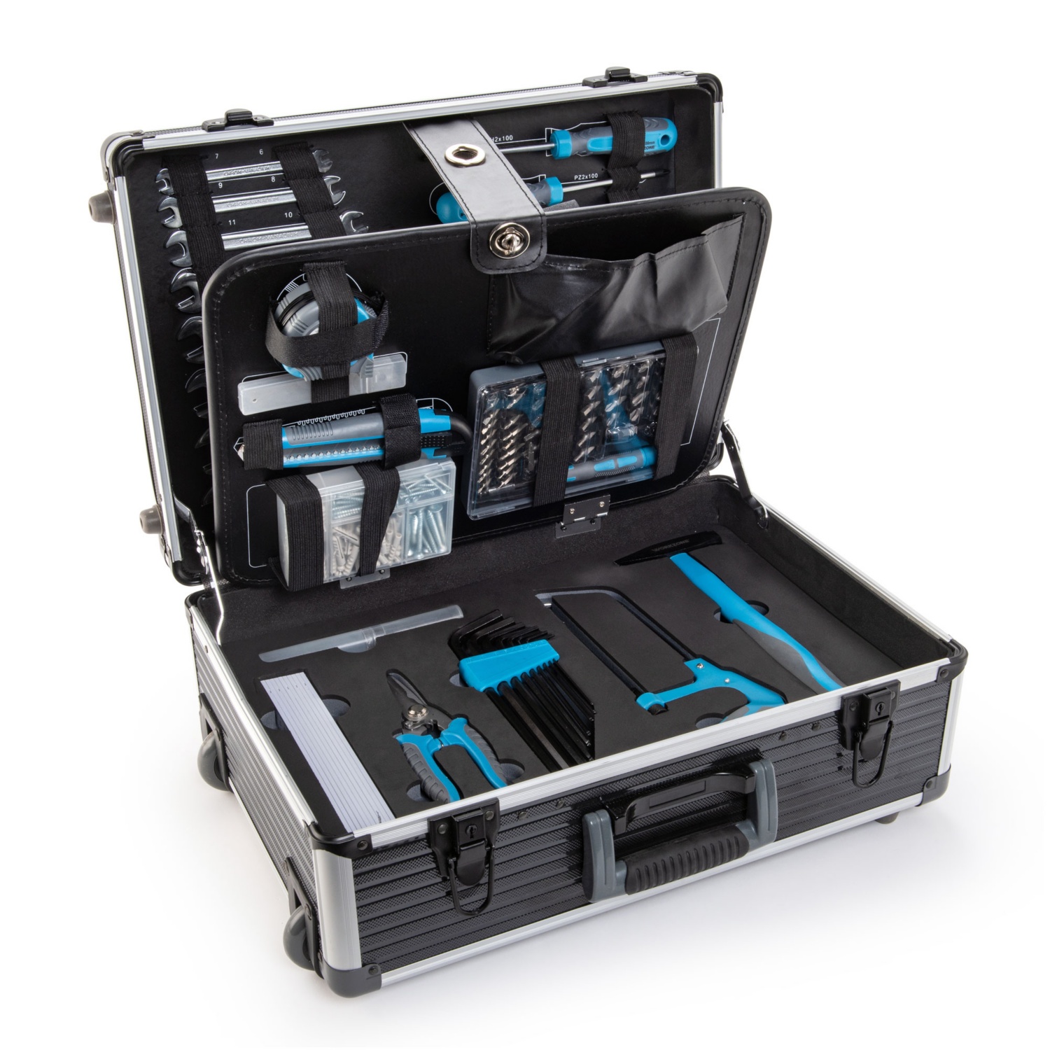 WORKZONE Werkzeugtrolley 128-tlg.