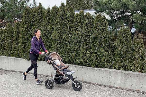 Sport mit dem Kleinkind im Buggy