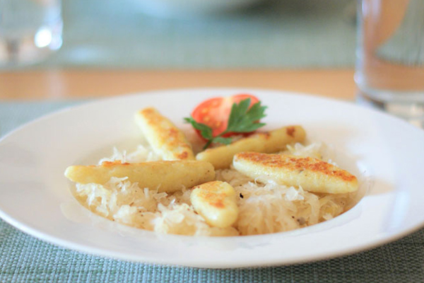 Schupfnudeln schnell zubereitet und schmackhaft angerichtet