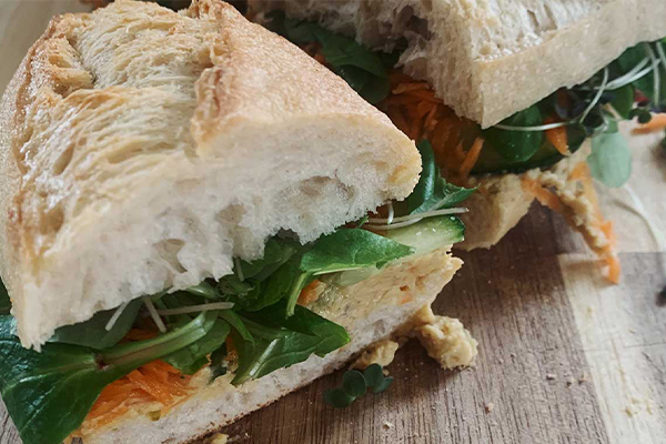 Sandwich mit Gemüse