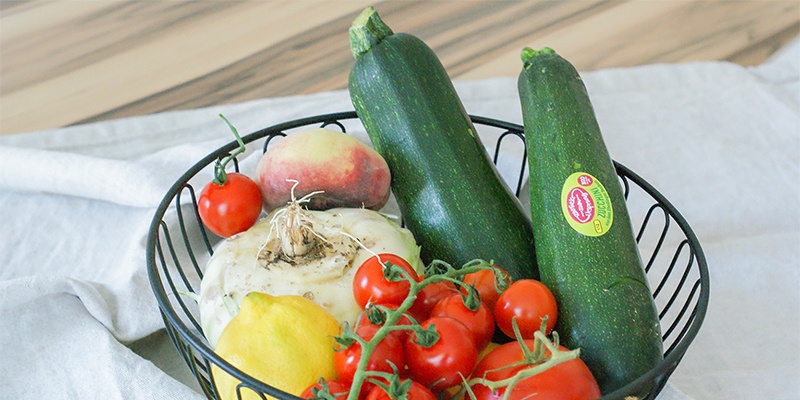 Ernährung auf Grundlage von Gemüse und Obst 