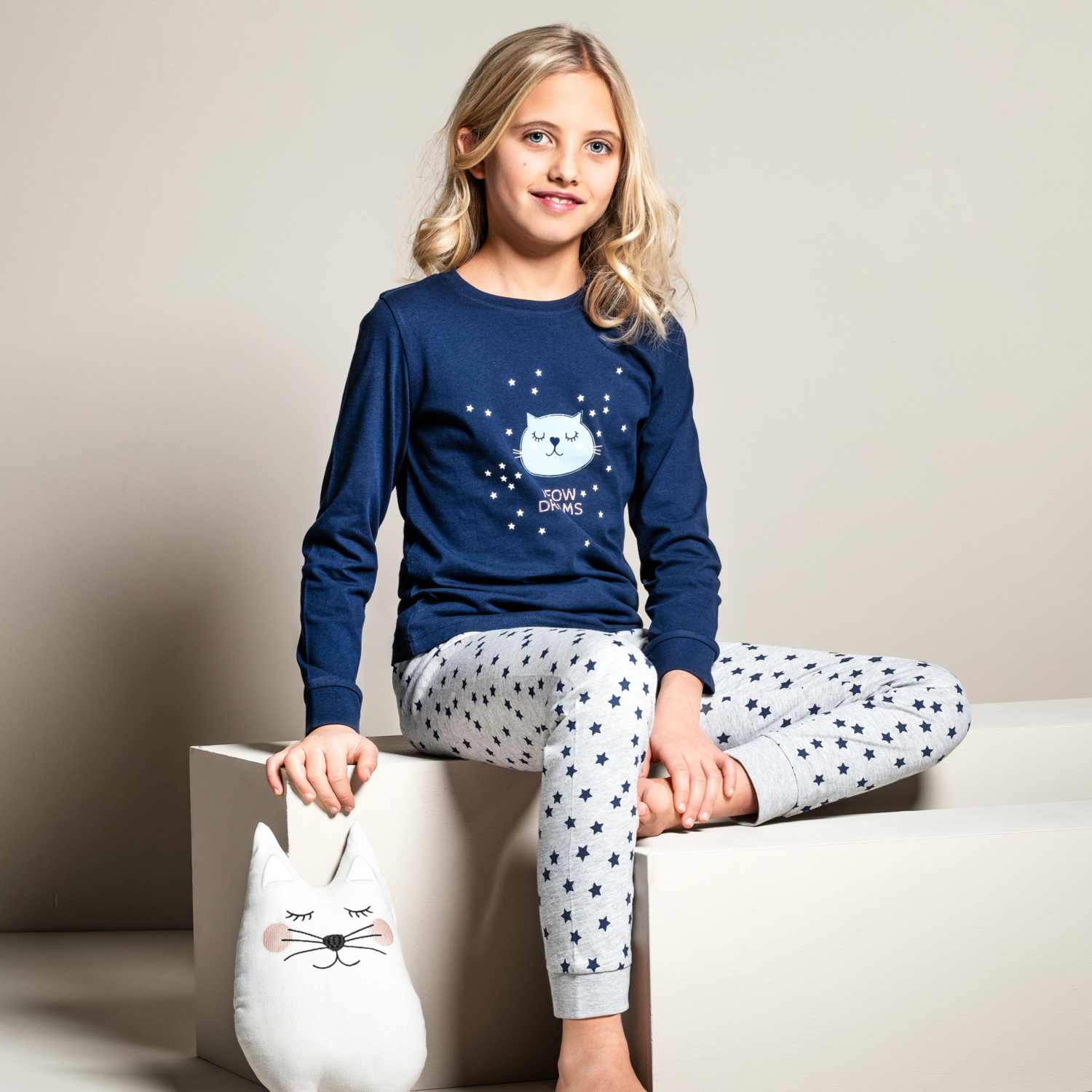 ALIVE Pyjama d'hiver BIO pour enfants