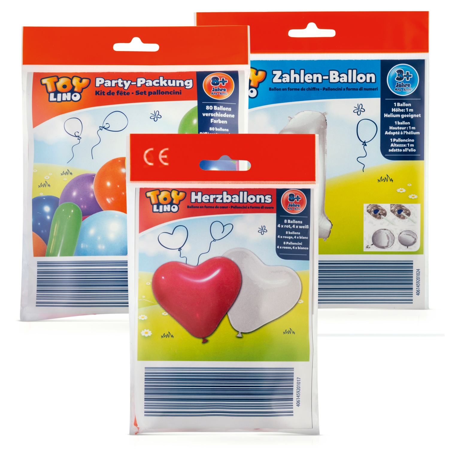 TOYLINO Luftballon-Sortiment
