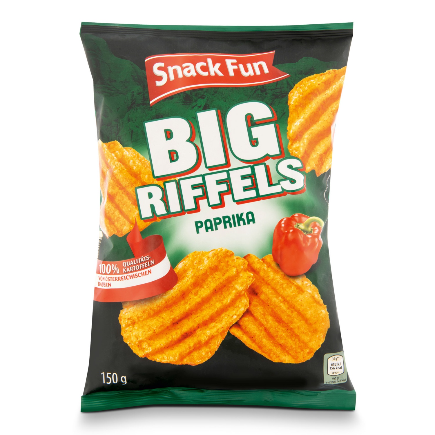 SNACK FUN Big Riffels, Paprika
