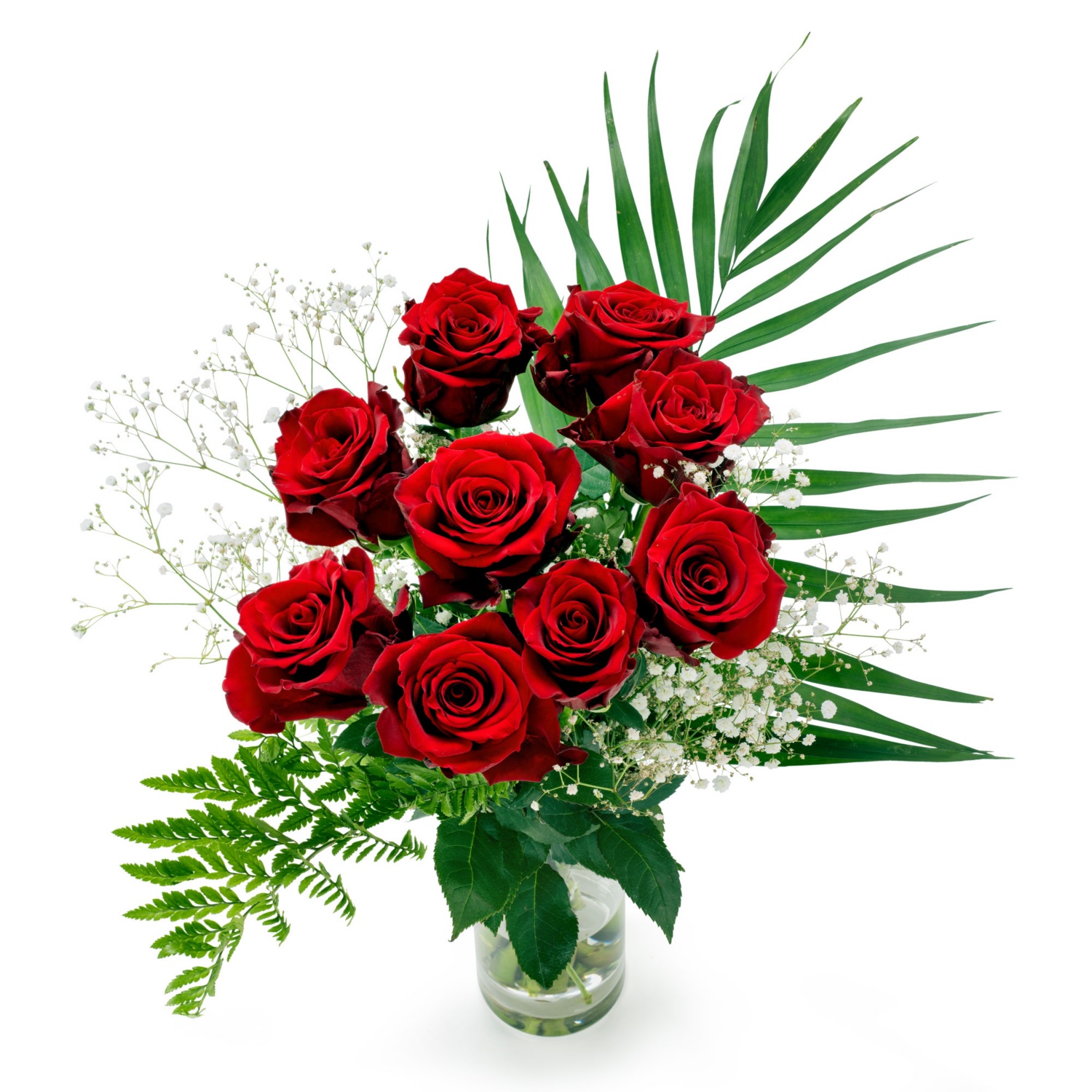 Roter Rosenstrauß