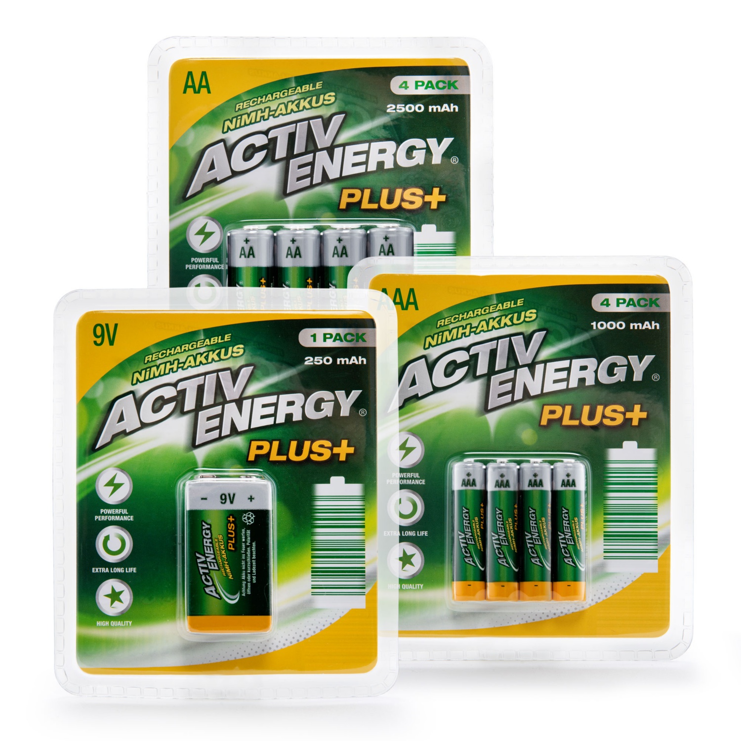 ACTIV ENERGY Batterie ricaricabili