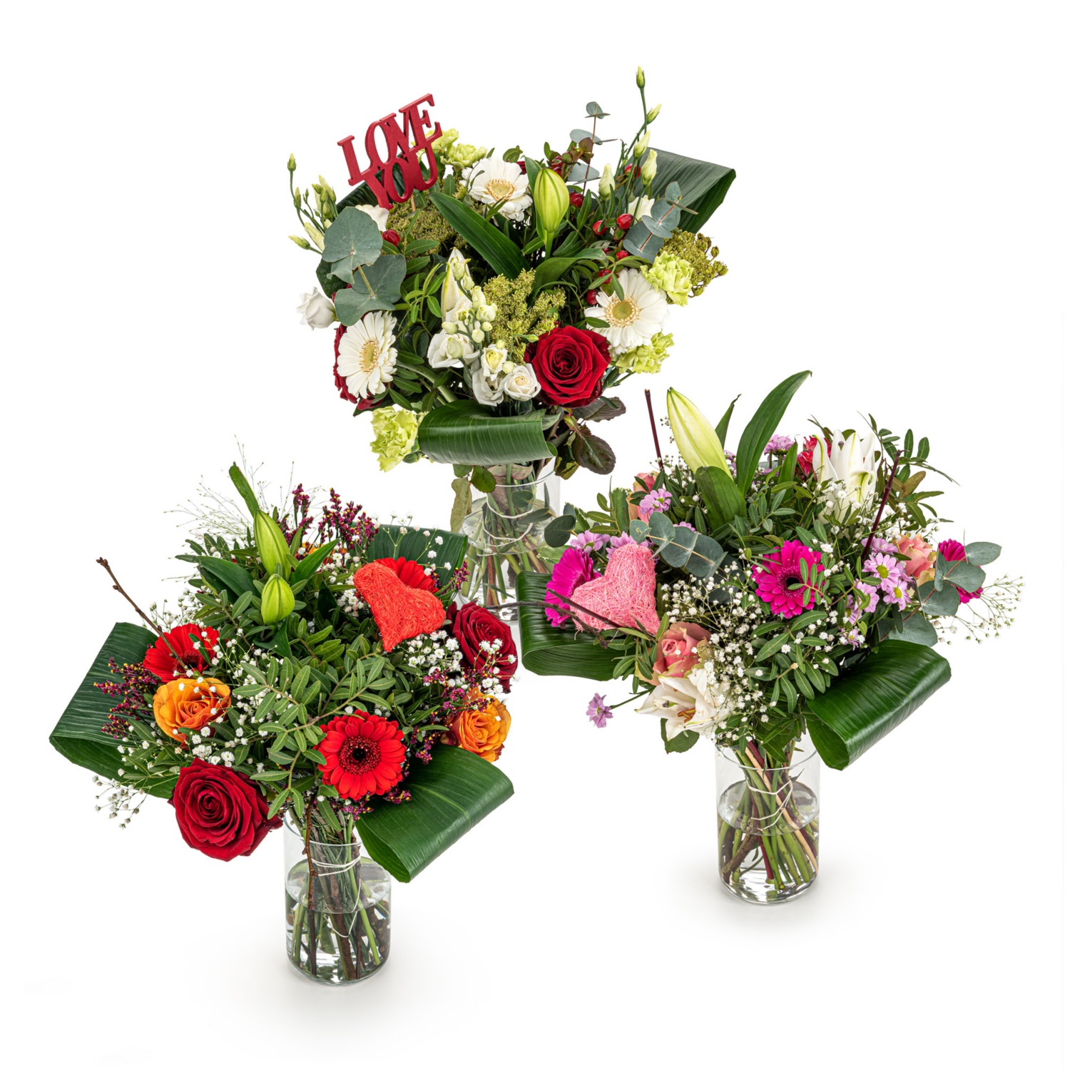 Valentinsstrauß Premium