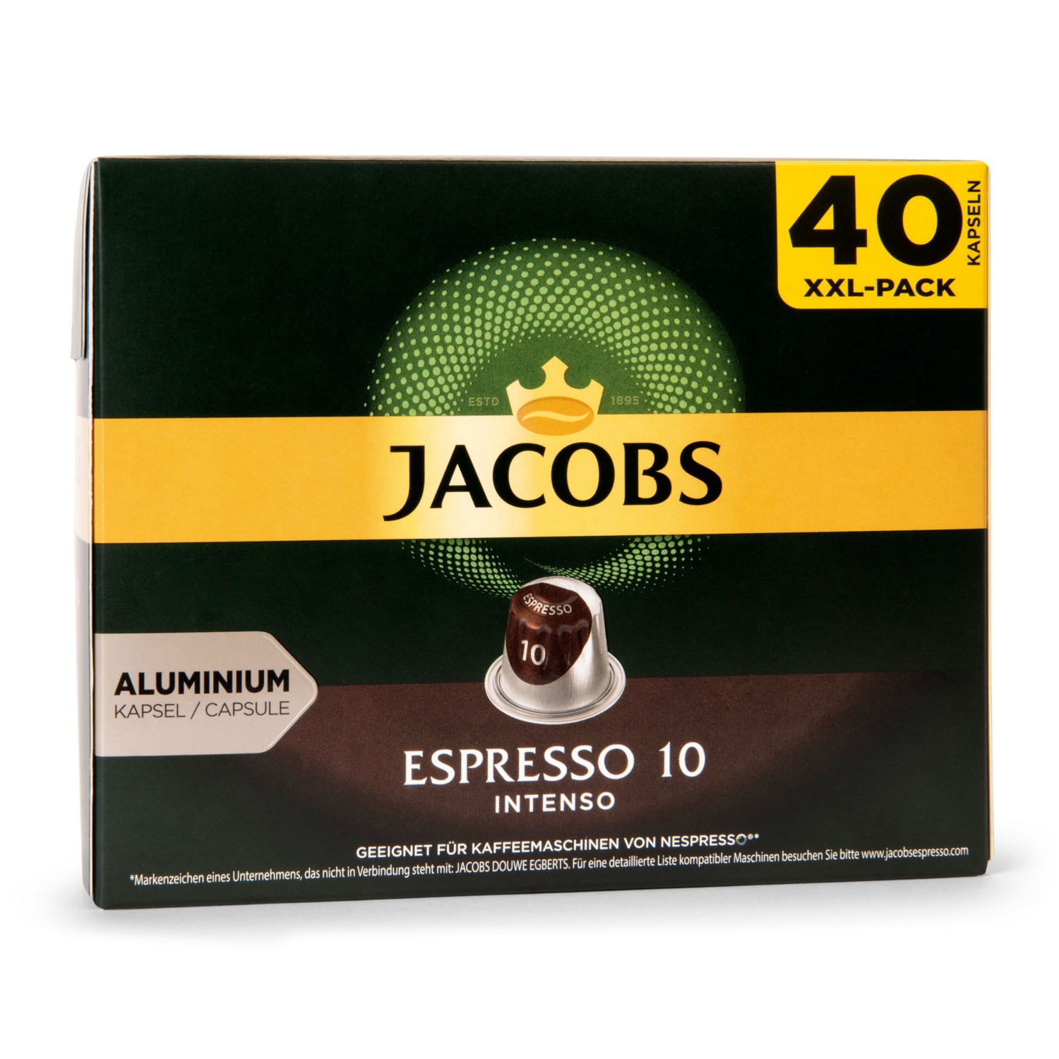 JACOBS Nespresso®-kompatible Café-Kapseln, Espresso 10