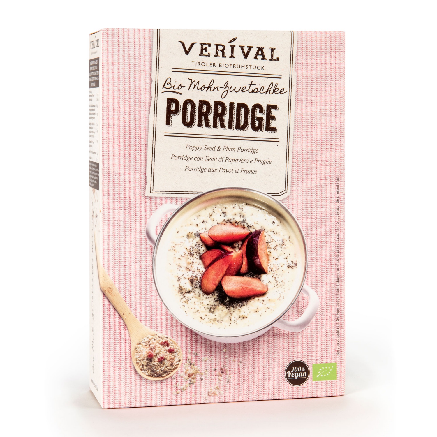 VERIVAL BIO-Porridge, Mohn-Zwetschke