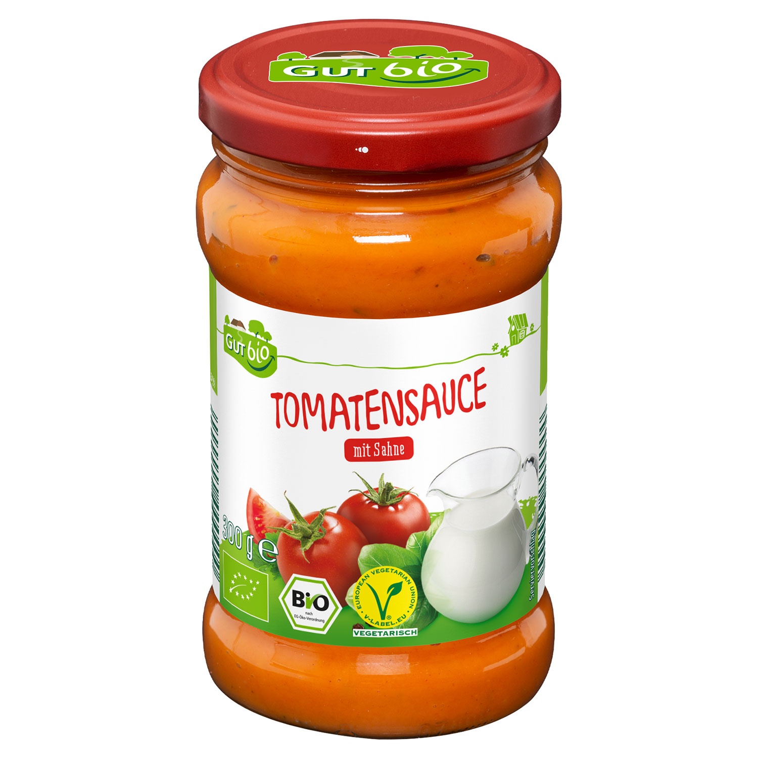 GUT BIO Bio-Tomatensauce, Vegane Bolognese 250 g