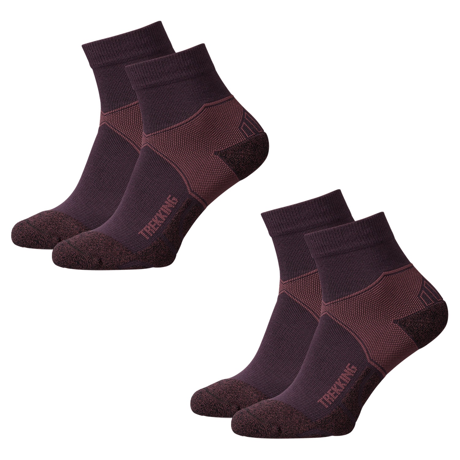 CRANE® Damen und Herren Trekking-Socken, 2 Paar