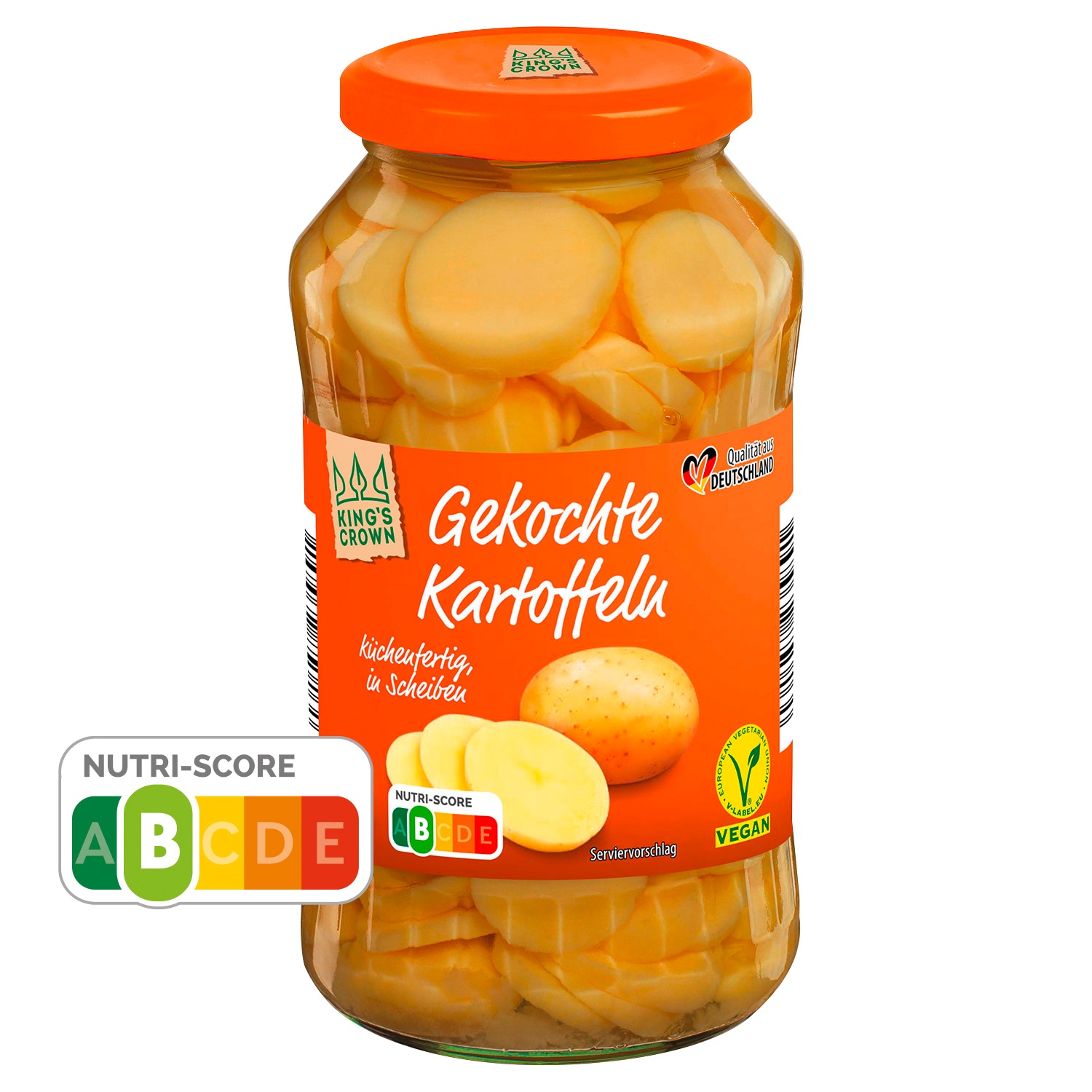KING‘S CROWN Gekochte Kartoffeln im Glas 445 g ALDI SÜD