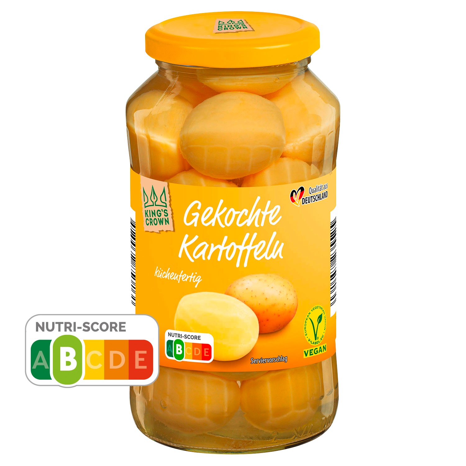 KING‘S CROWN Gekochte Kartoffeln im Glas 420 g ALDI SÜD