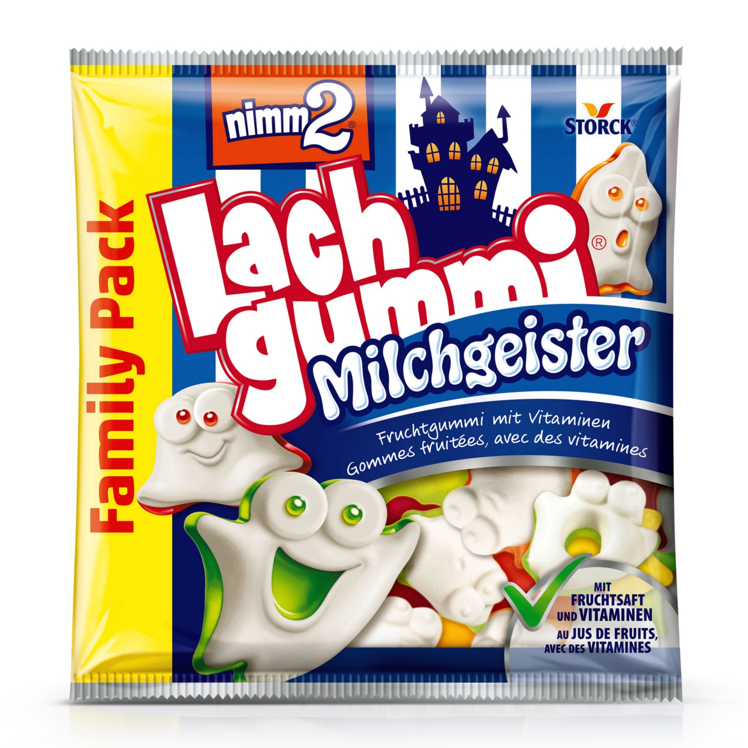NIMM 2 Gommes fruitées Lachgummi, Milchgeister