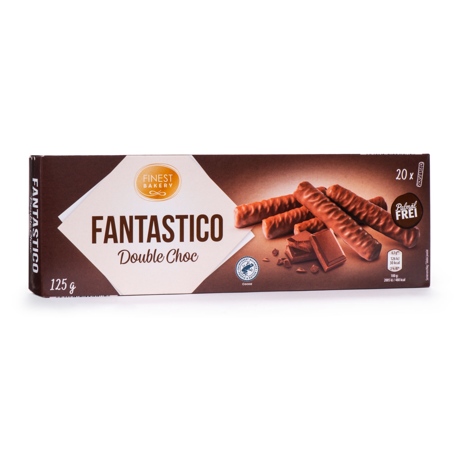 FINEST BAKERY Röllchen Fantastico, Double Choc.