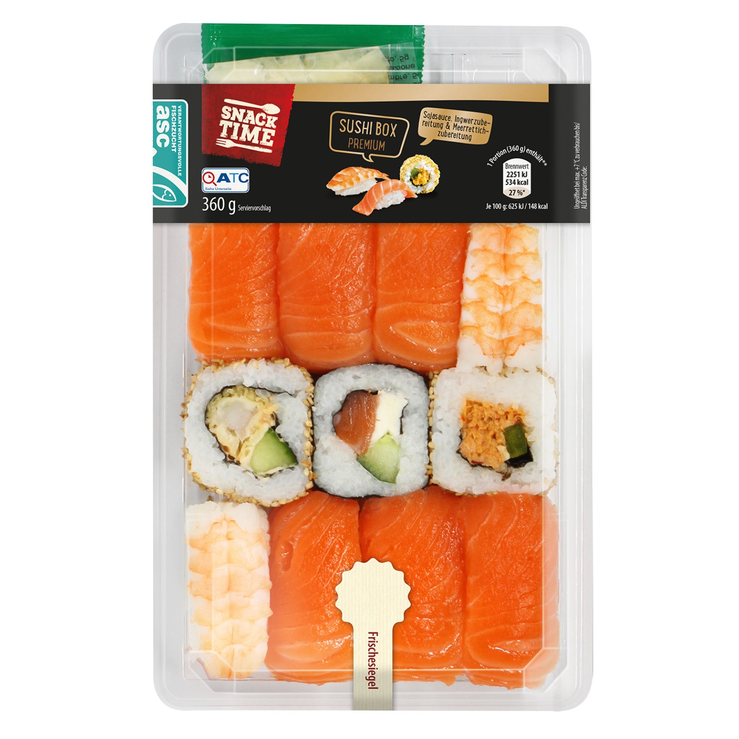 SNACKTIME Sushi Mahlzeit 360 g