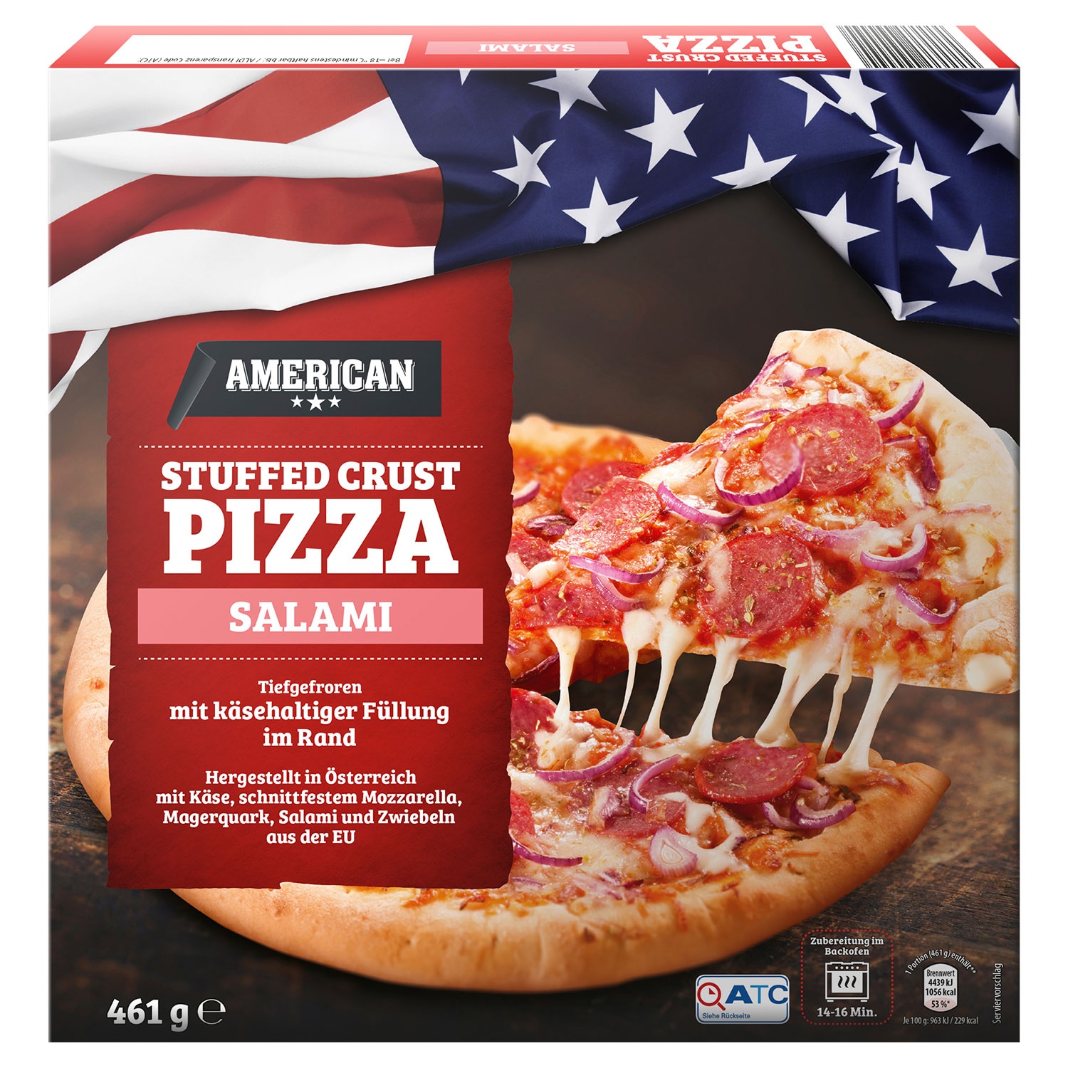 AMERICAN Stuffed-Crust-Pizza 461 g