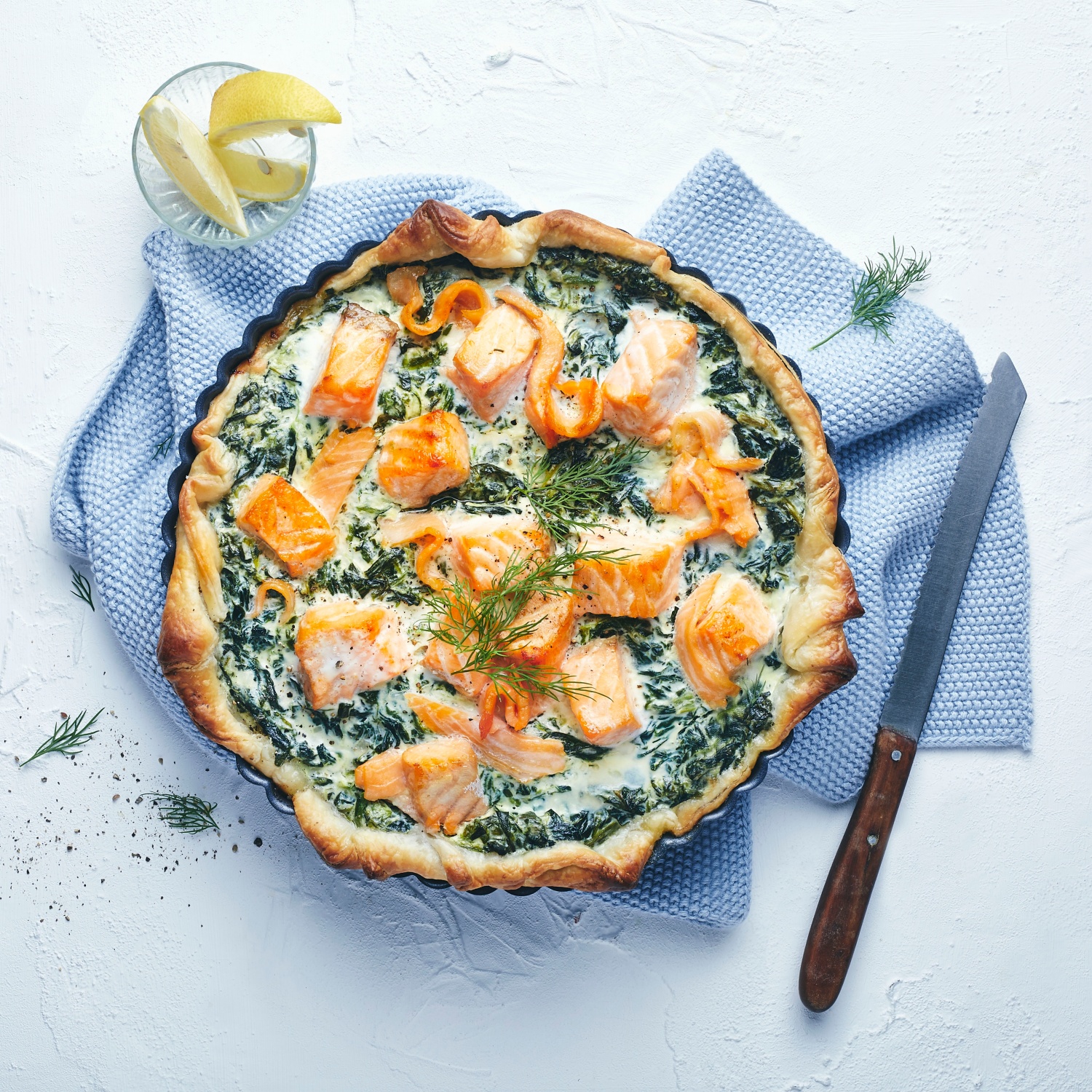 | Rezeptwelt Lachs-Spinat-Quiche ALDI