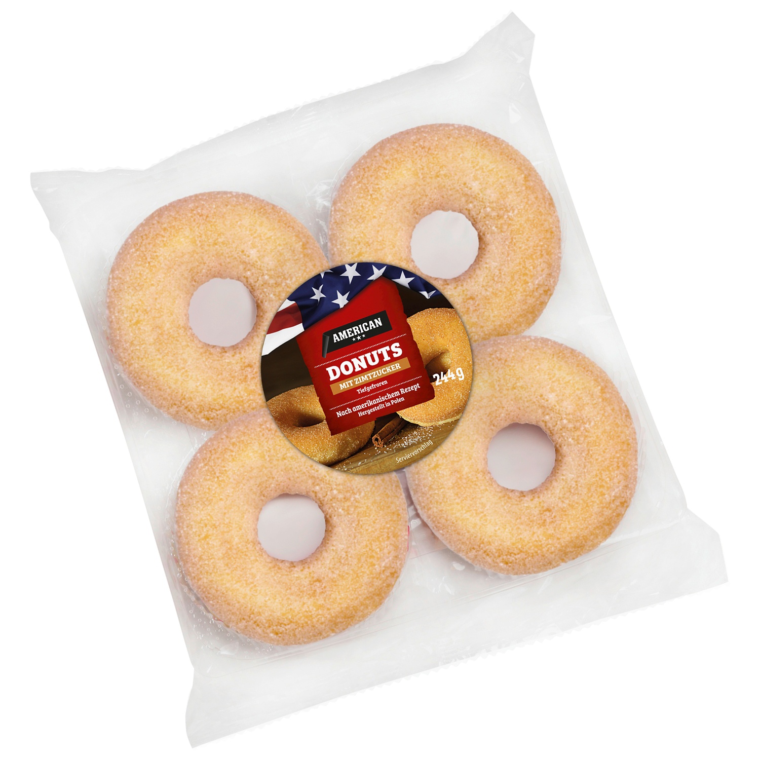 AMERICAN Tiefkühl-Donuts, Cinnamon