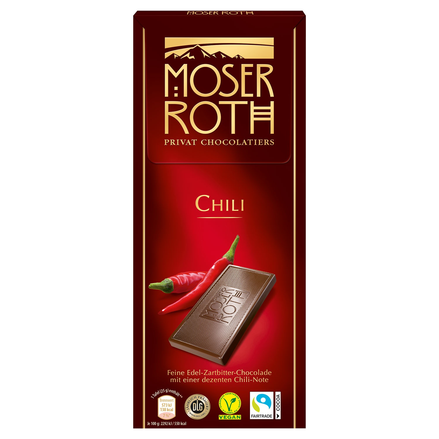 MOSER ROTH Zartbitter-Schokolade 125 g
