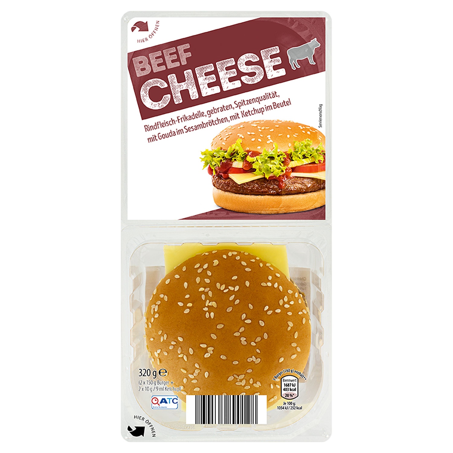Burger 320 g ALDI SÜD