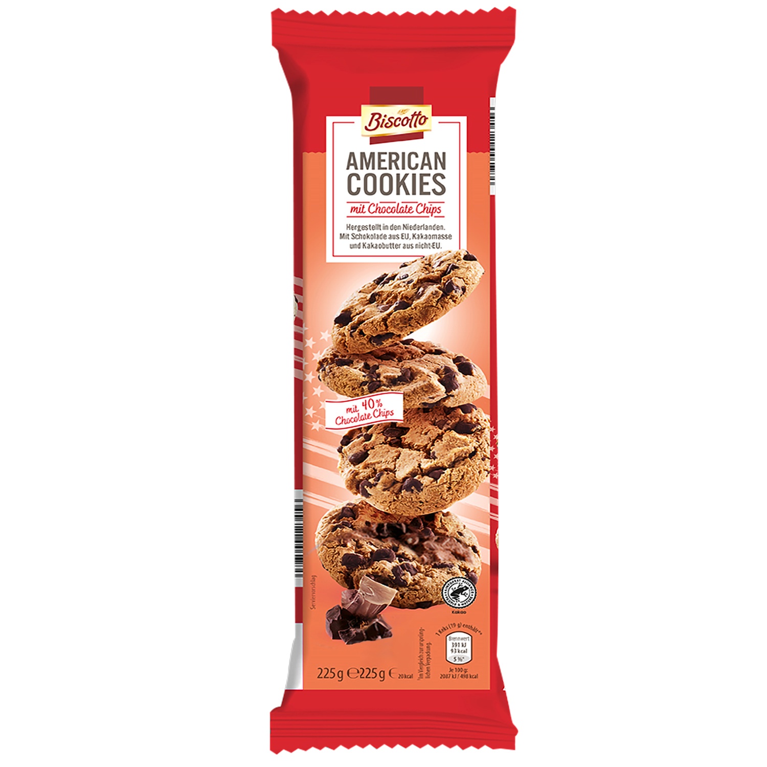 BISCOTTO American Style Cookies 225 g