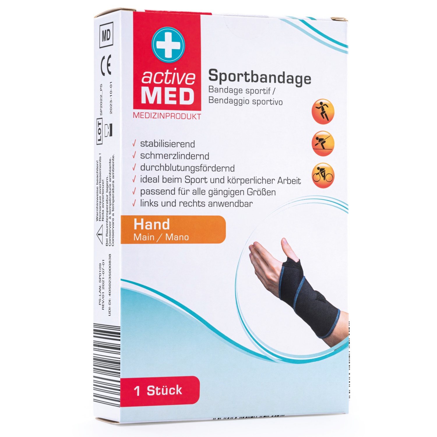 ACTIVE MED Sportbandage, Handgelenk ALDI SUISSE