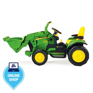 JOHN DEERE E-Traktor Frontlader