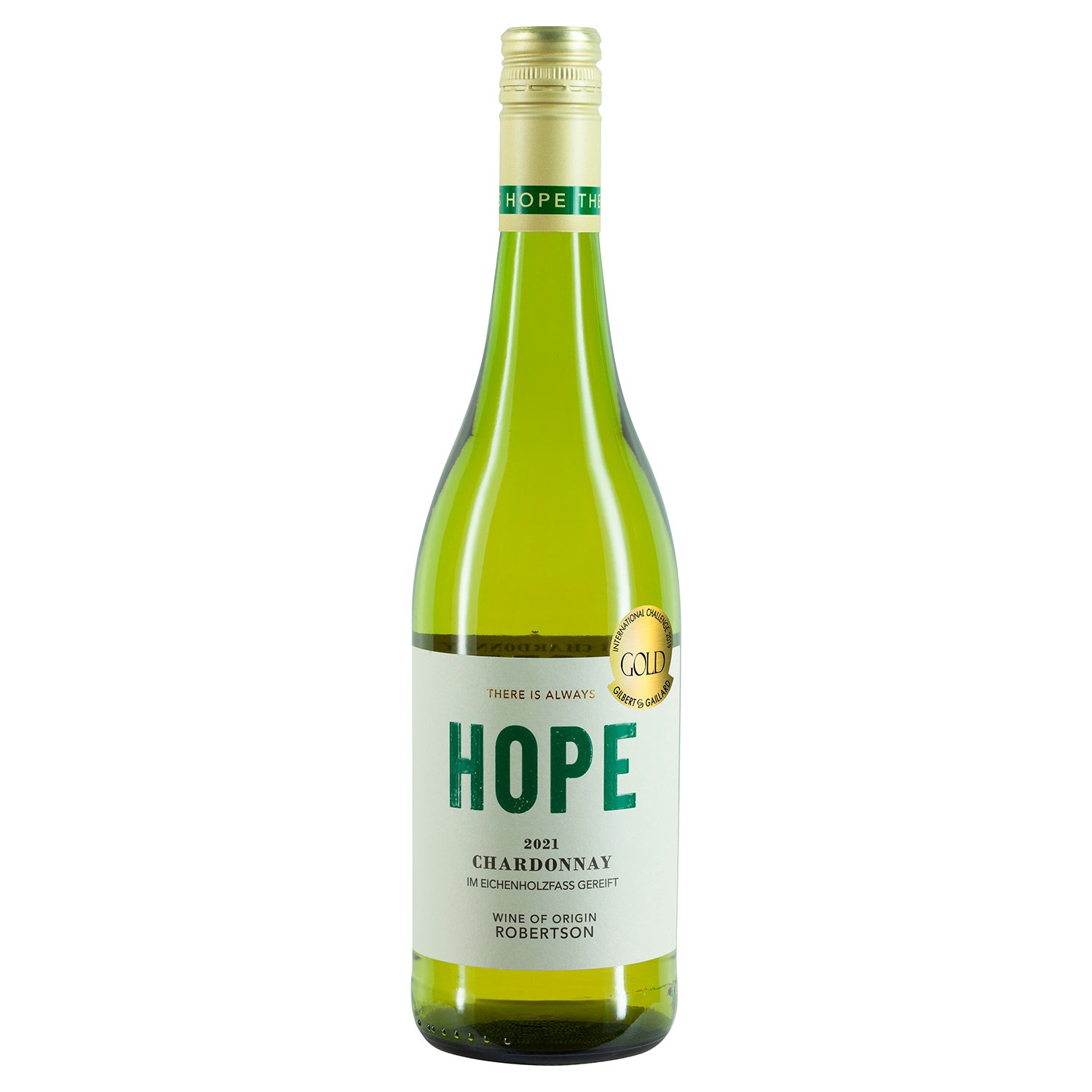 HOPE 2021 Chardonnay OAK Aged 0,75 l