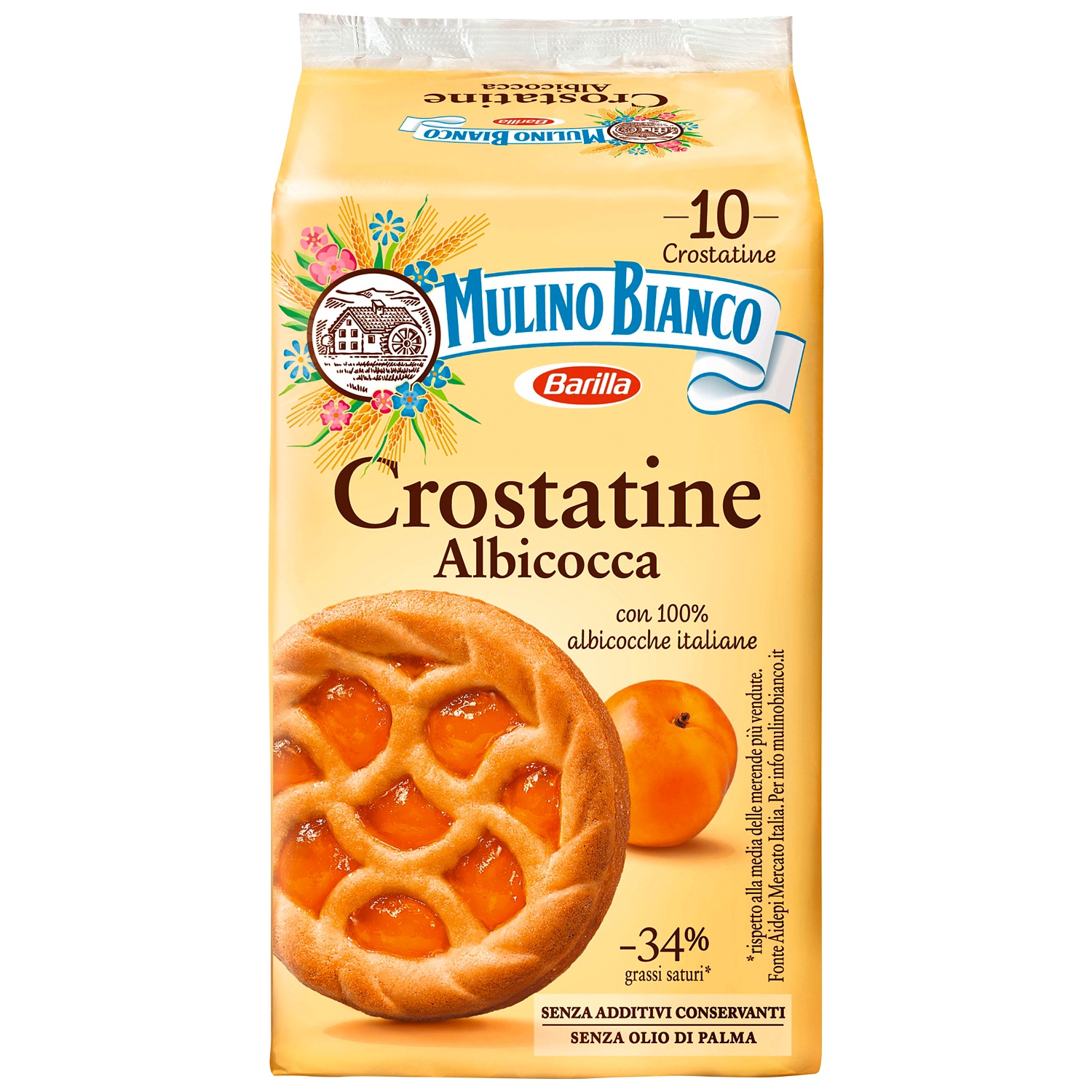 MULINO BIANCO Crostatine Albicocca