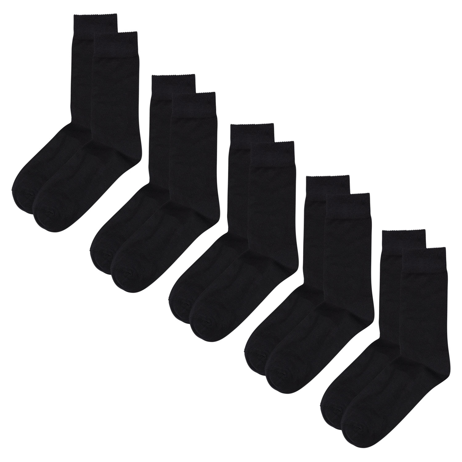 WATSON´S Herren Bio-Baumwoll-Socken, 5er-Packung