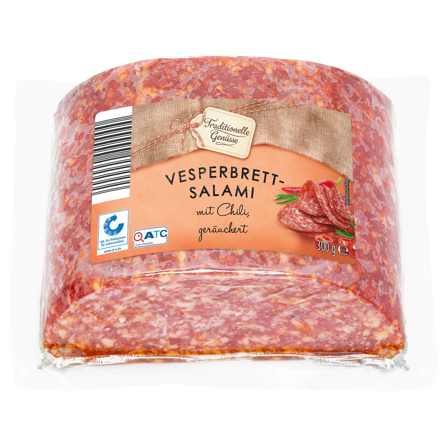 TRADITIONELLE GENÜSSE Vesperbrett-Salami 300 g