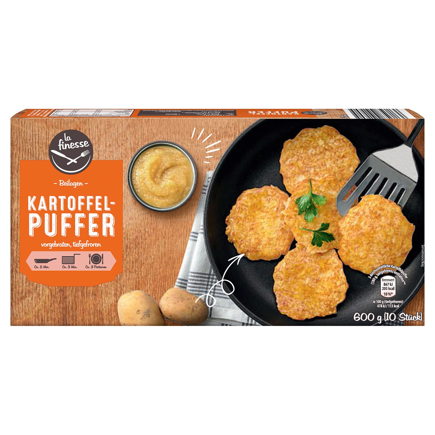 LA FINESSE Kartoffelpuffer 600 g ALDI SÜD