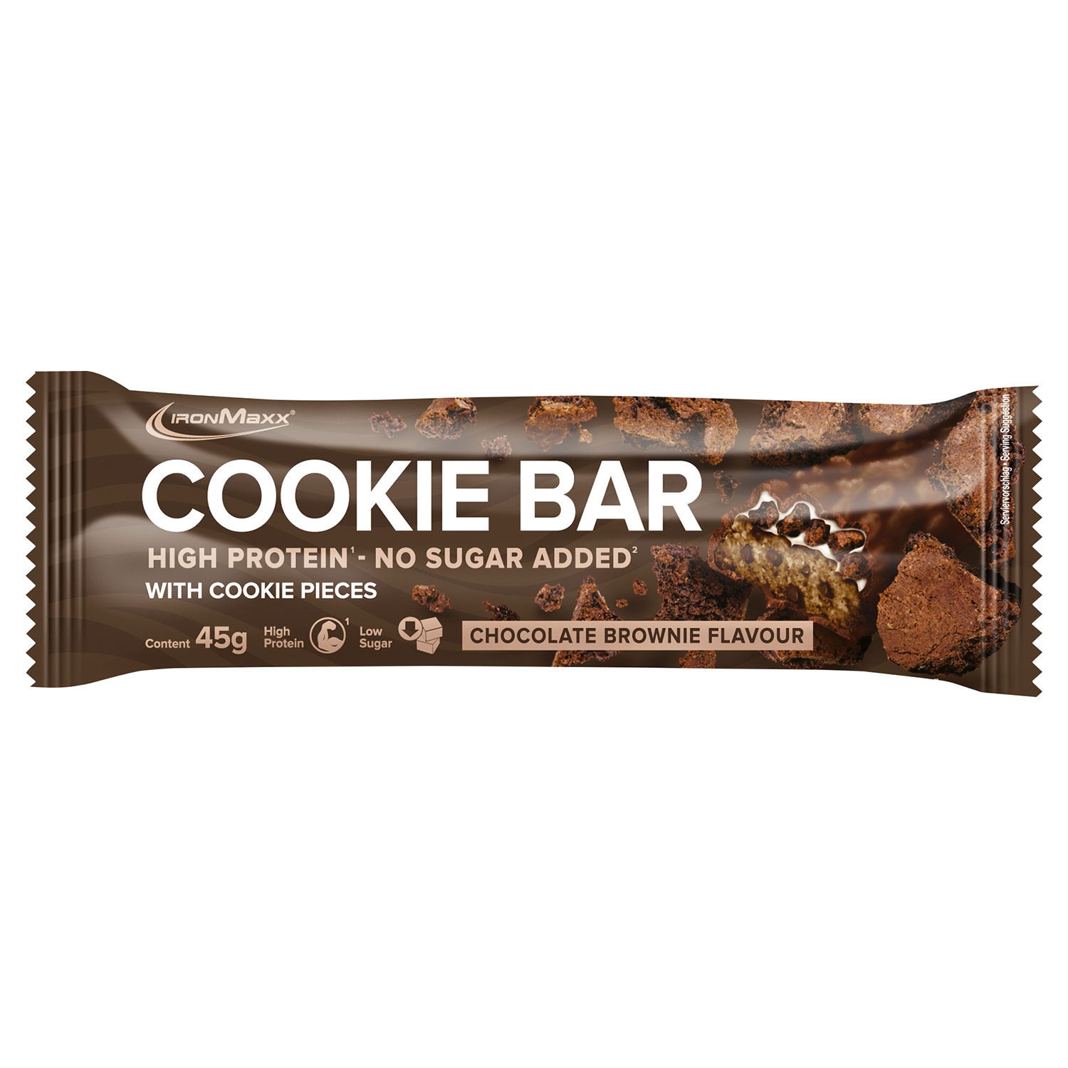 IRONMAXX® Protein-Vielfalt  Cookie Bar/Crunchy High Protein 45 g