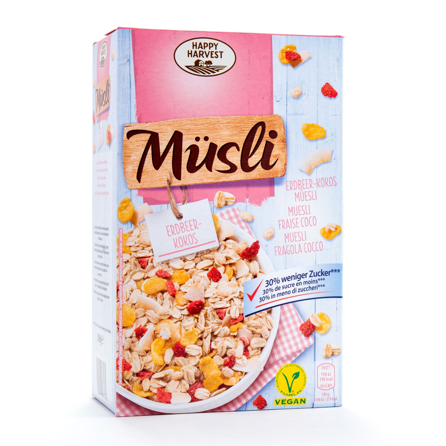 HAPPY HARVEST Muesli, fraisenoix de coco ALDI SUISSE