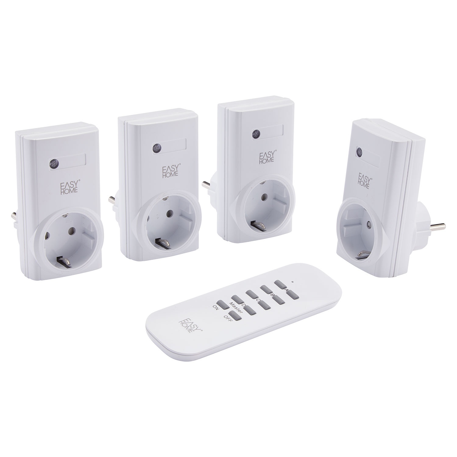 EASY HOME® Funksteckdosen-Set, 2er-/4er-Set