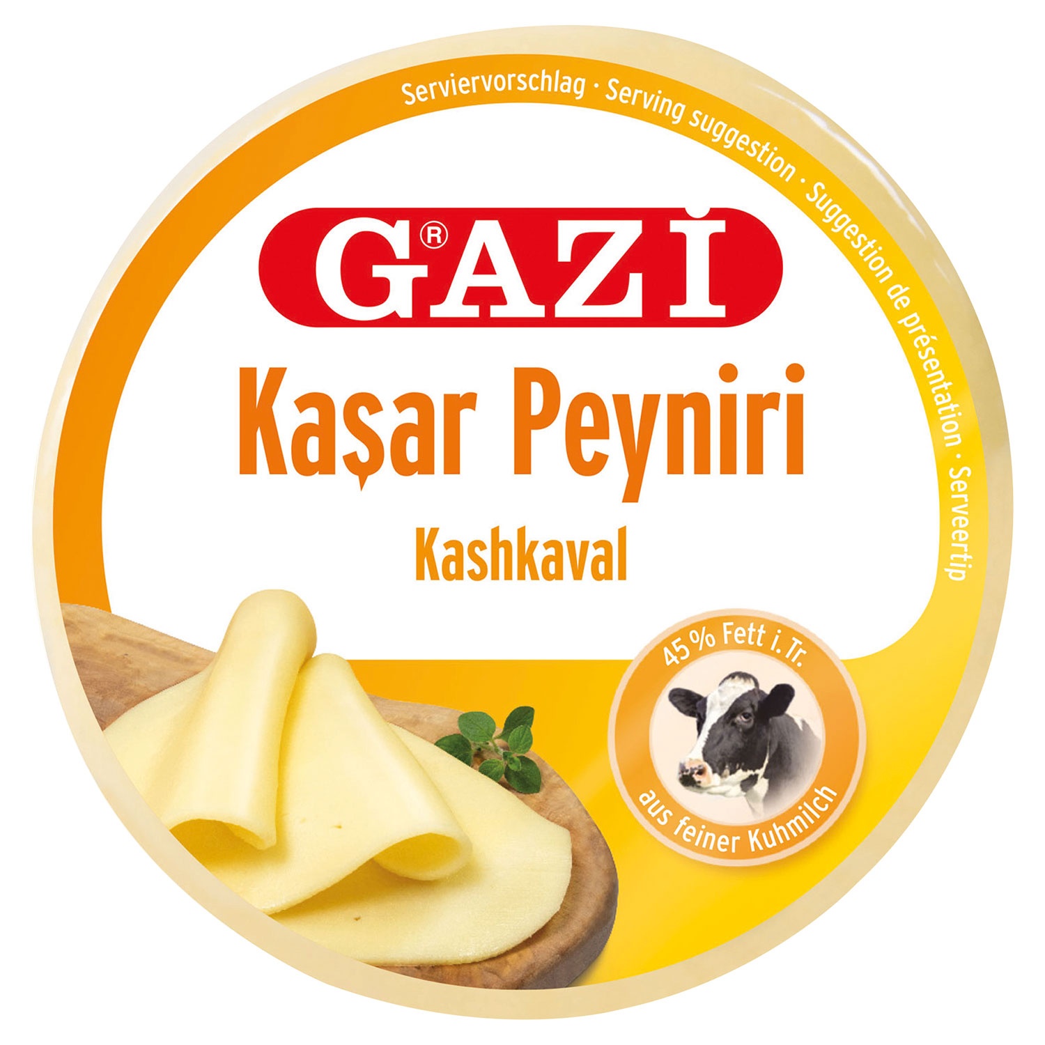 GAZI® Kaşar Peyniri Schnittkäse 400 g