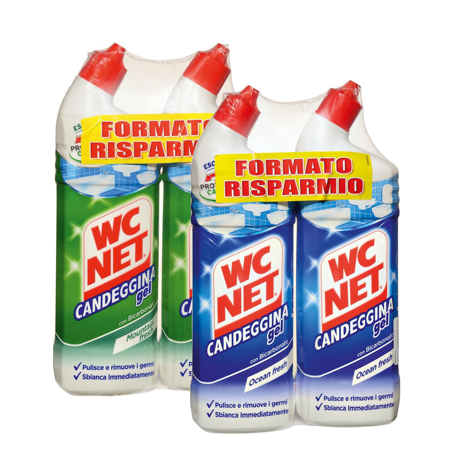 WC Net Gel Candeggina con Bicarbonato Mountain Fresh 700 ml