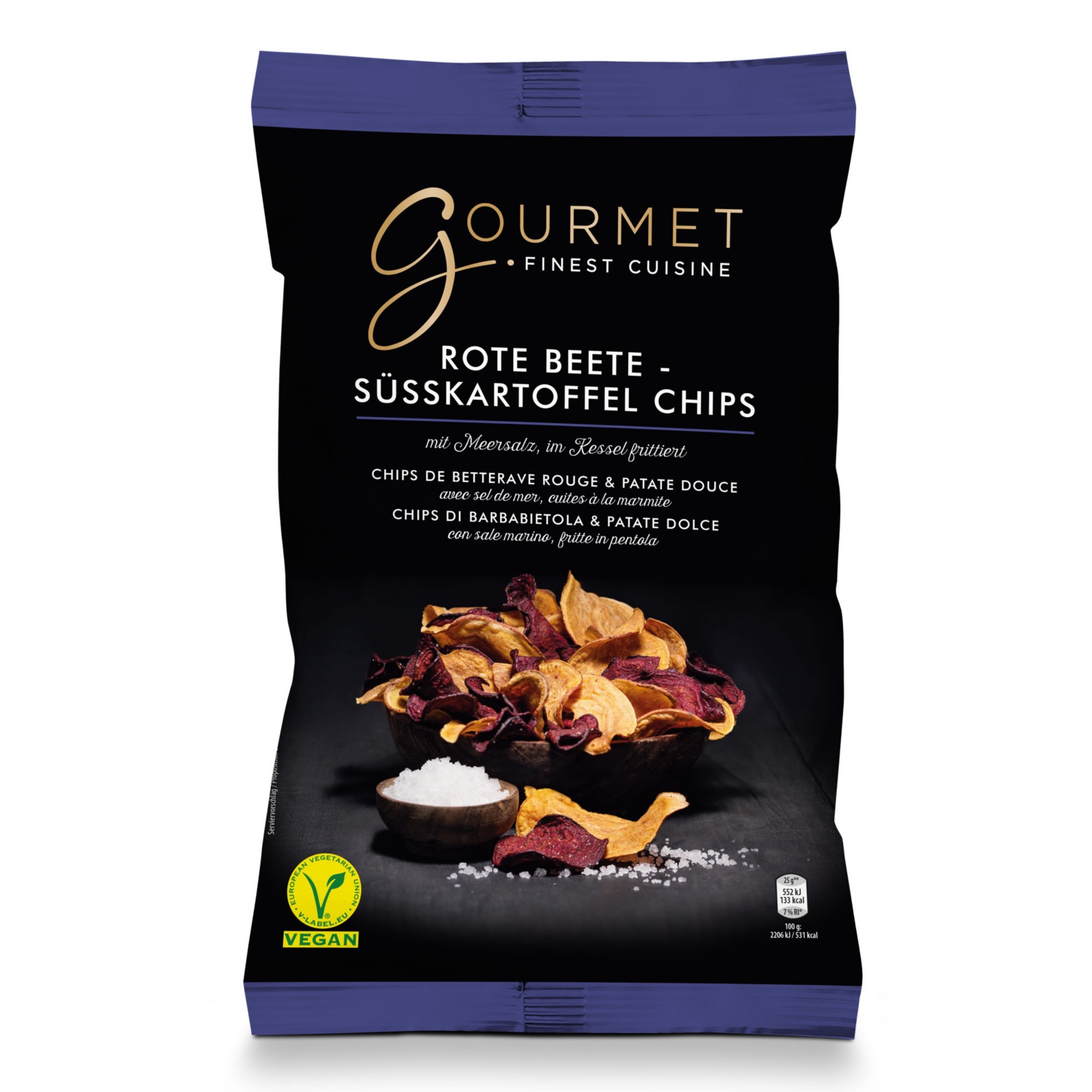 GOURMET Gemüsechips, Süßkartoffel Salz