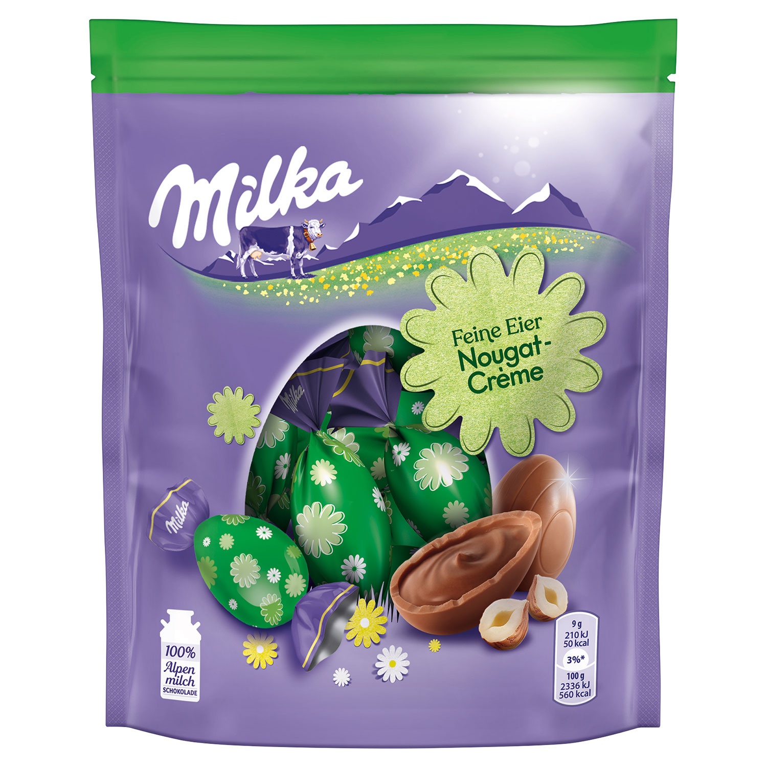 MILKA Oster-Schokoladensnacks Feiner Eier 90 g