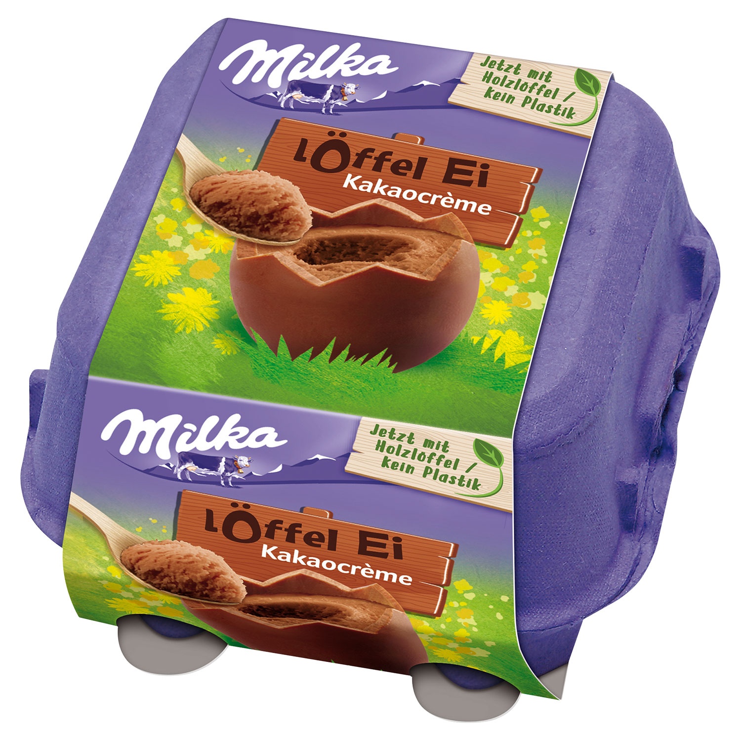 MILKA Oster-Schokoladensnacks Löffel-Eier 136 g 