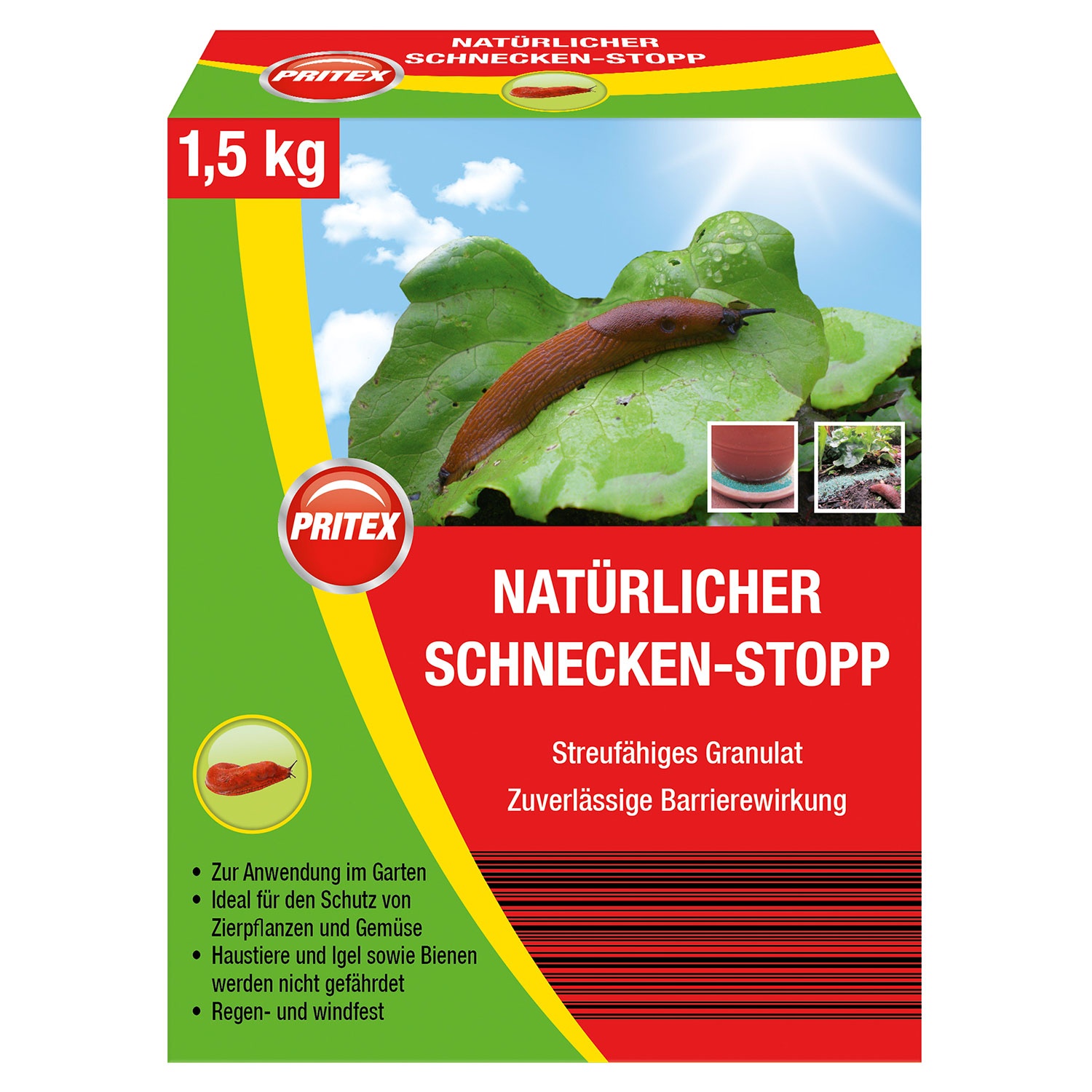 PRITEX Natürlicher Schnecken-Stopp 1,5 kg