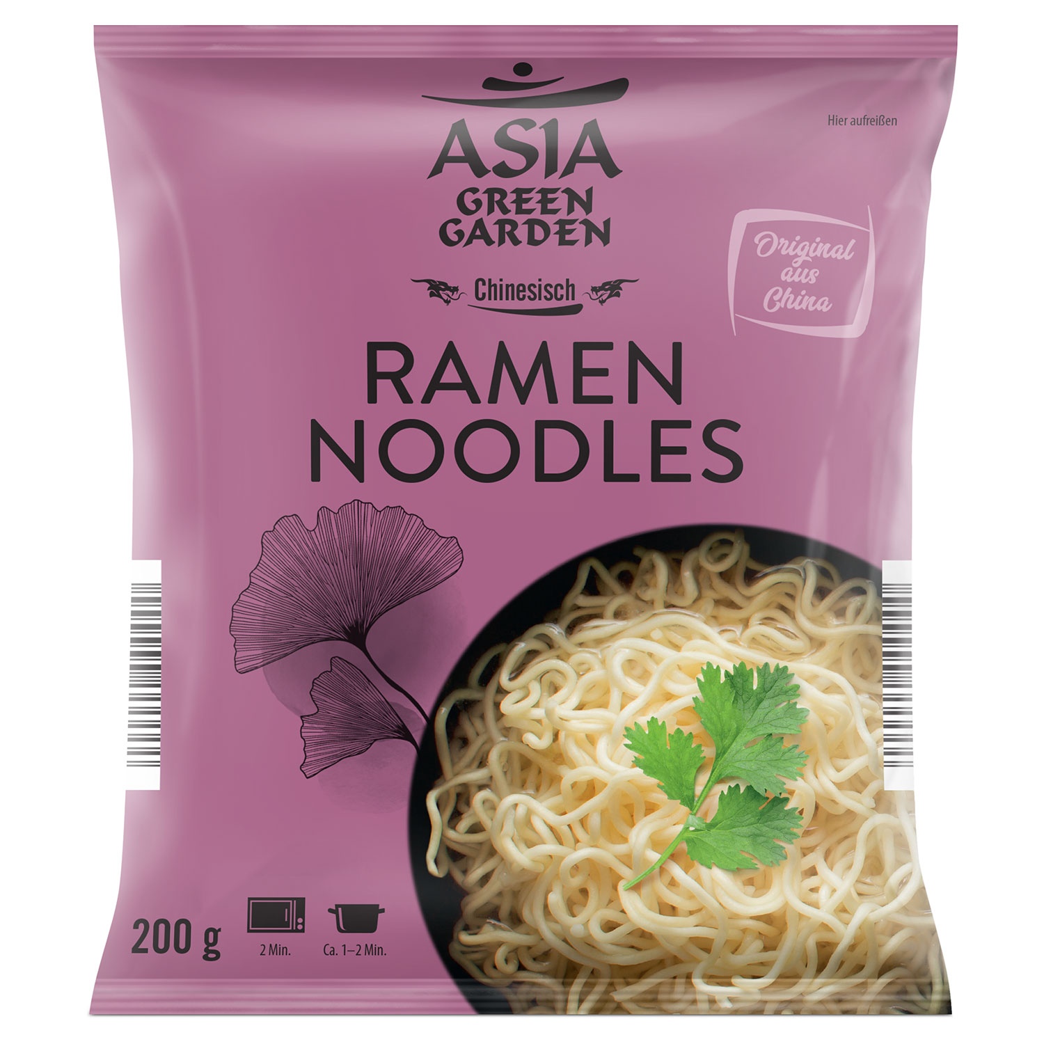 ASIA GREEN GARDEN Ramen- oder Udon-Noodles 200 g