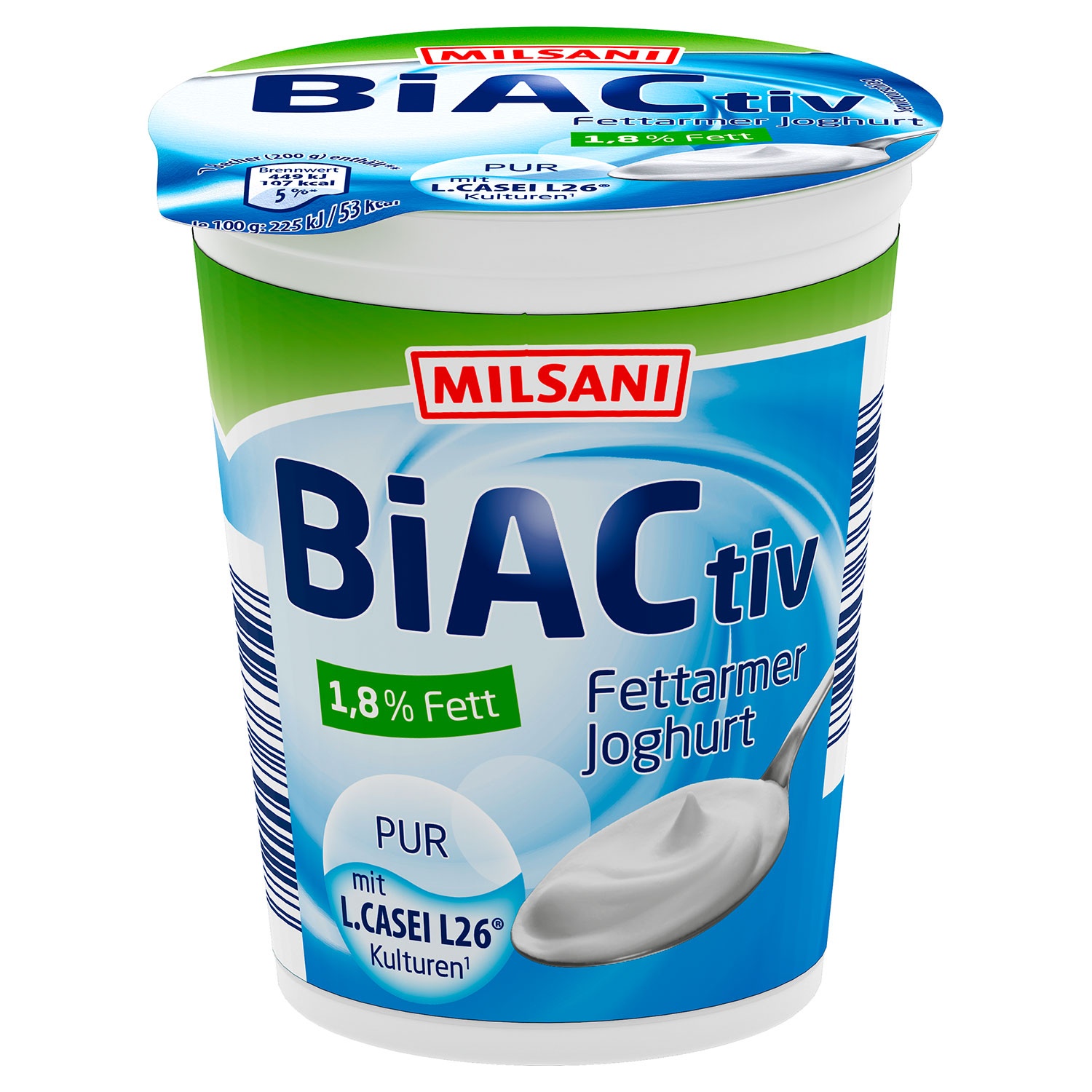 MILSANI BiACtiv fettarmer Joghurt 200 g